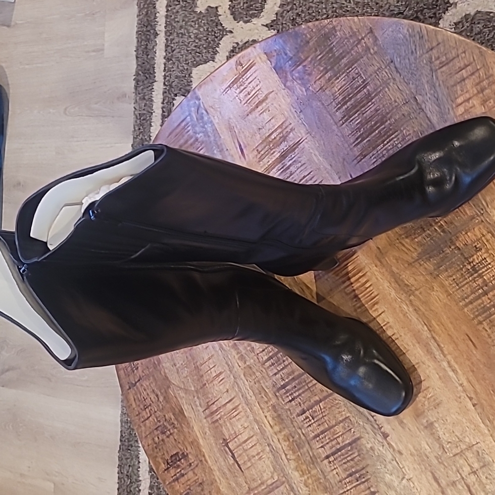 Womens black calf boot